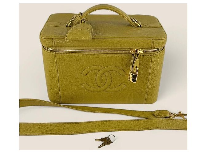Chanel Vanity Schultertasche Vintage aus Kaviar - Ansicht 2