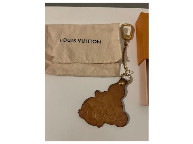 Llavero Louis Vuitton Panda Murakami Edición Limitada 2004 Camello - vista 2