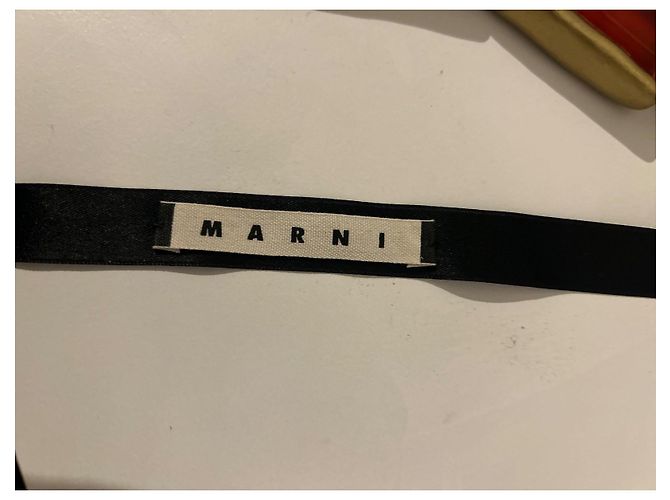 Sautoir Marni rosso e dorato – Nuovo, modello originale Nero D'oro - vista 7