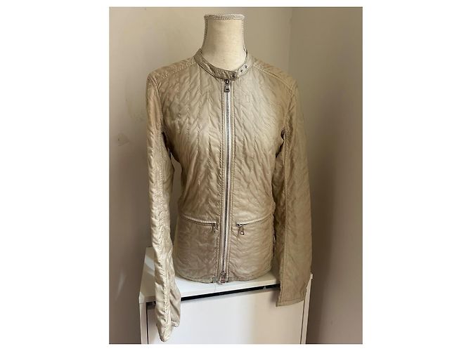 Beige Prada-Jacke - Größe 44 IT 40 FR - Taillierter Schnitt - Ansicht 2