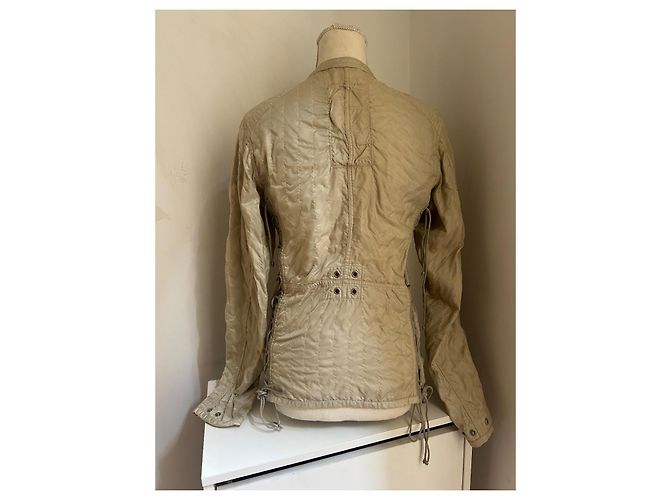 Beige Prada-Jacke - Größe 44 IT 40 FR - Taillierter Schnitt - Ansicht 4
