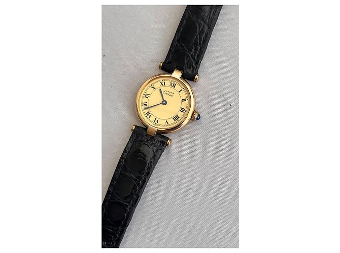 Cartier Vendôme Uhr Vermeil 24mm Golden - Ansicht 4