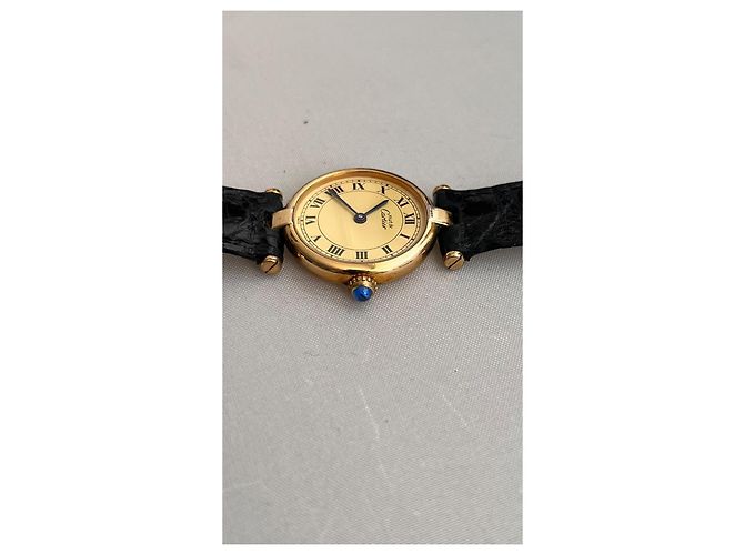 Cartier Vendôme Uhr Vermeil 24mm Golden - Ansicht 5