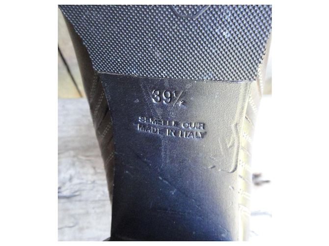 Botines Sartore de piel marrón oscuro - vista 7