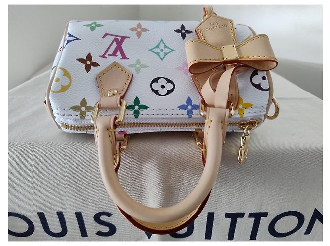 Nano speedy Louis Vuitton x Takashi Murakami nuovo di zecca Multicolore - vista 12