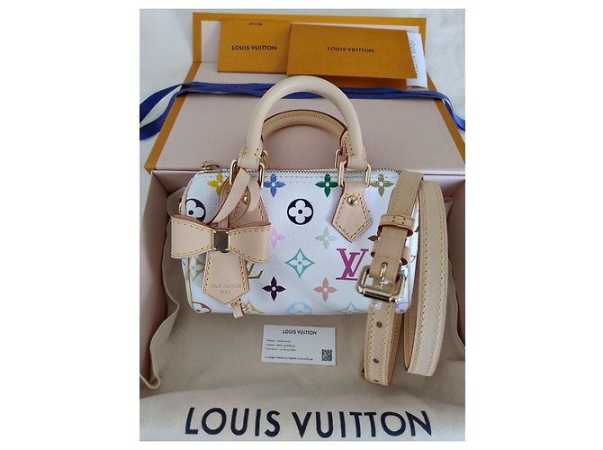 Nano speedy Louis Vuitton x Takashi Murakami nuovo di zecca Multicolore - vista 2