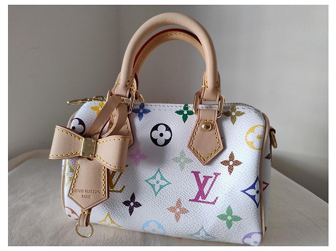Nano speedy Louis Vuitton x Takashi Murakami nuovo di zecca Multicolore - vista 6