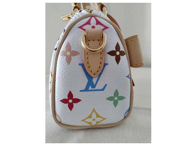 Nano speedy Louis Vuitton x Takashi Murakami nuovo di zecca Multicolore - vista 7