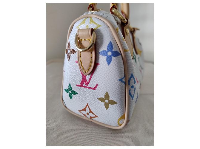 Nano speedy Louis Vuitton x Takashi Murakami nuovo di zecca Multicolore - vista 8