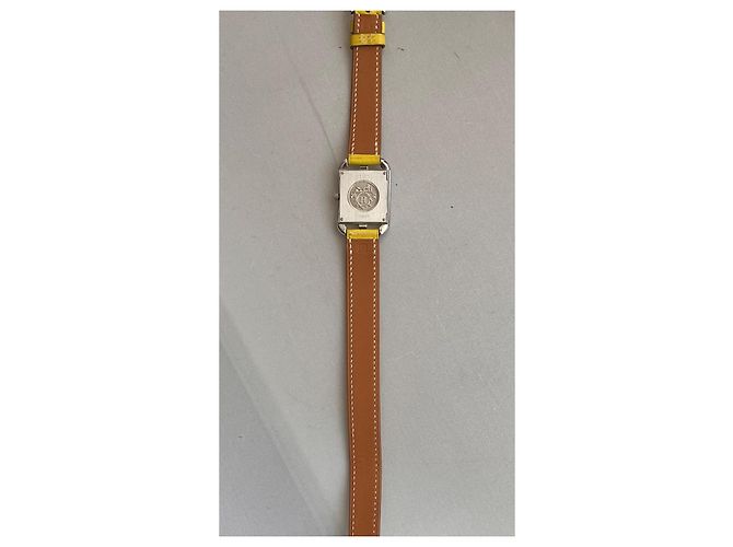 Reloj Hermès Cape Cod Acero Pulsera Amarillo Nápoles - vista 5