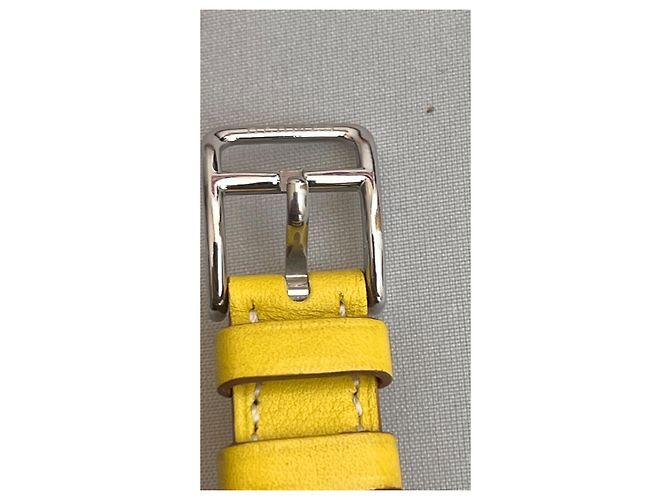 Reloj Hermès Cape Cod Acero Pulsera Amarillo Nápoles - vista 7