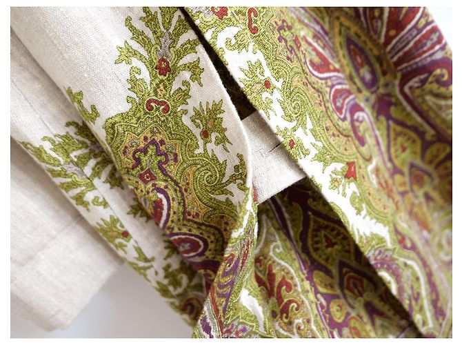 Abrigo trench de lino con estampado paisley Etro Beige - vista 7