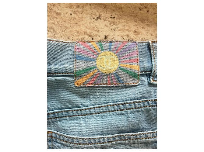 Chanel Jeansshorts Blau Größe 36 - Ansicht 4