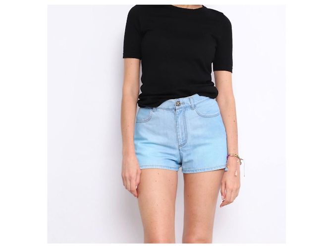 Chanel Jeansshorts Blau Größe 36 - Ansicht 7