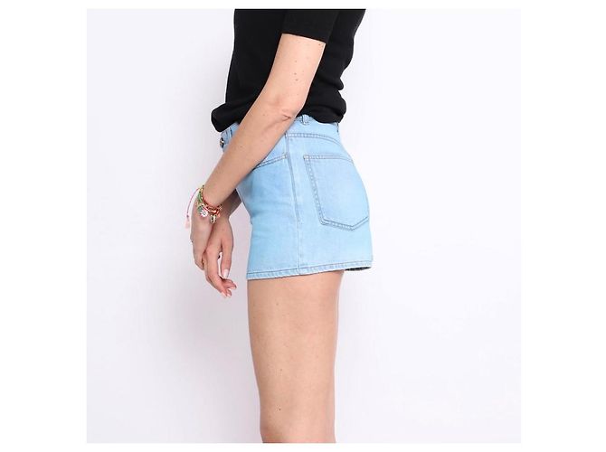 Chanel Jeansshorts Blau Größe 36 - Ansicht 8