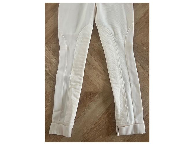 Pantalones Chanel beige estilo ecuestre - vista 2