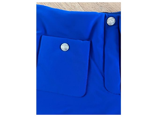 Chanel Skihose Royalblau Polyester Größe 36 - Ansicht 3