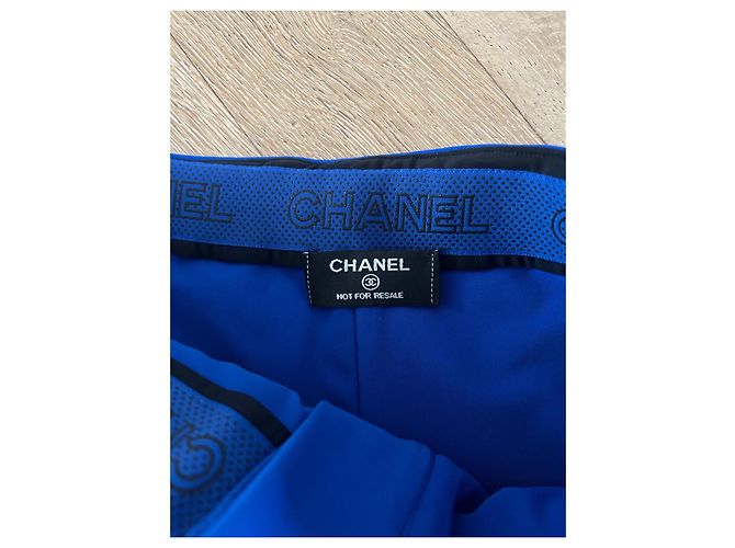 Chanel Skihose Royalblau Polyester Größe 36 - Ansicht 5