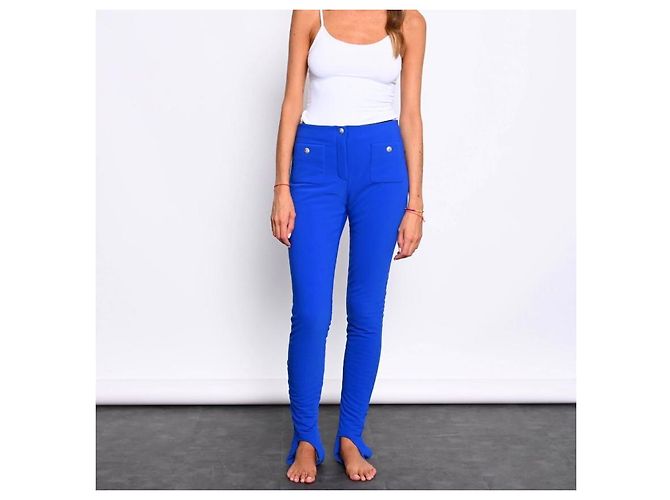 Chanel Skihose Royalblau Polyester Größe 36 - Ansicht 7