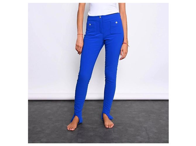 Chanel Skihose Royalblau Polyester Größe 36 - Ansicht 9