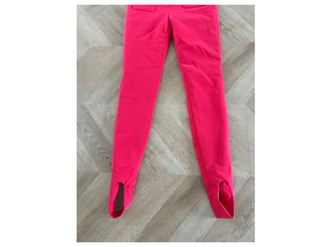 Chanel Raspberry Pink Ski Pants Polyester Size 36 - view 2