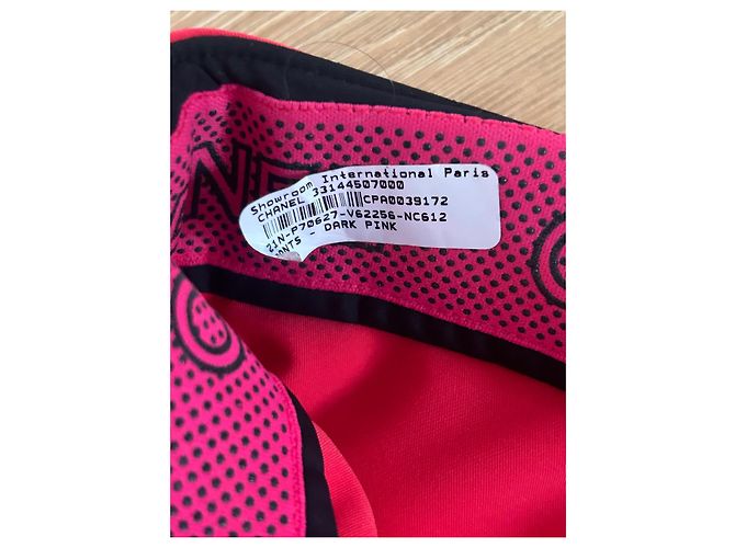 Chanel Raspberry Pink Ski Pants Polyester Size 36 - view 8