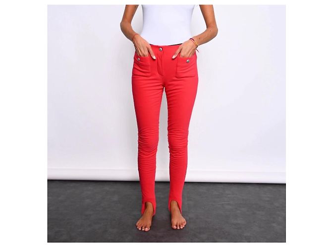 Chanel Raspberry Pink Ski Pants Polyester Size 36 - view 9
