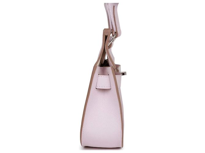 Jypsiere Hermès Mini Jypsière in pelle rosa - vista 3