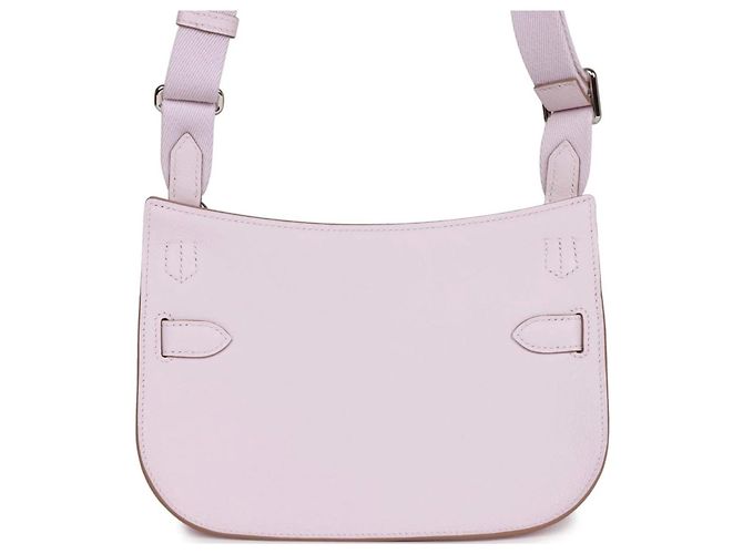 Jypsiere Hermès Mini Jypsière in pelle rosa - vista 4