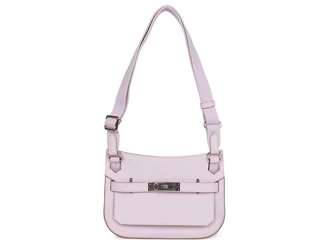 Jypsiere Hermès Mini Jypsière in pelle rosa - vista 5