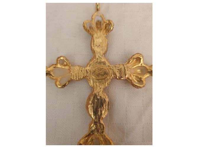 Pendente Christian Lacroix Oro con Pietre Rosse D'oro - vista 3