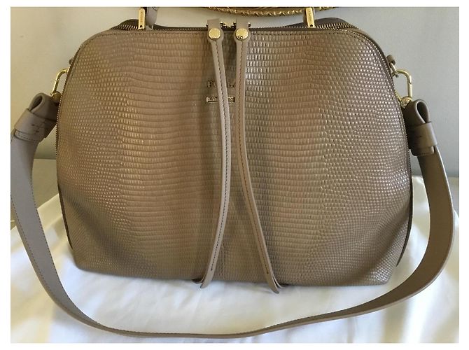Borsa Furla in pelle taupe - vista 3