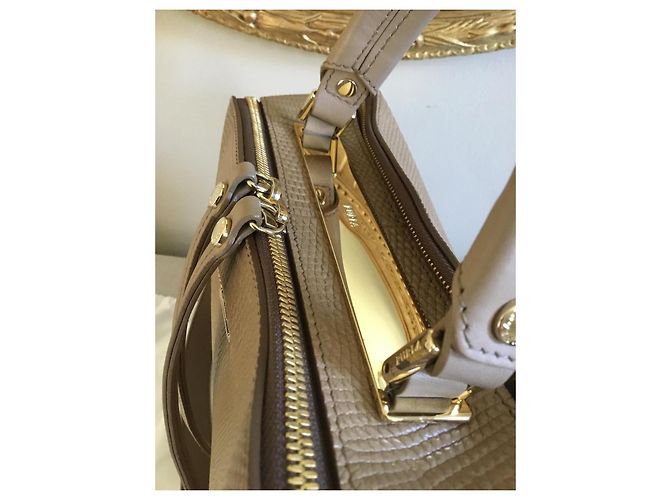 Borsa Furla in pelle taupe - vista 6