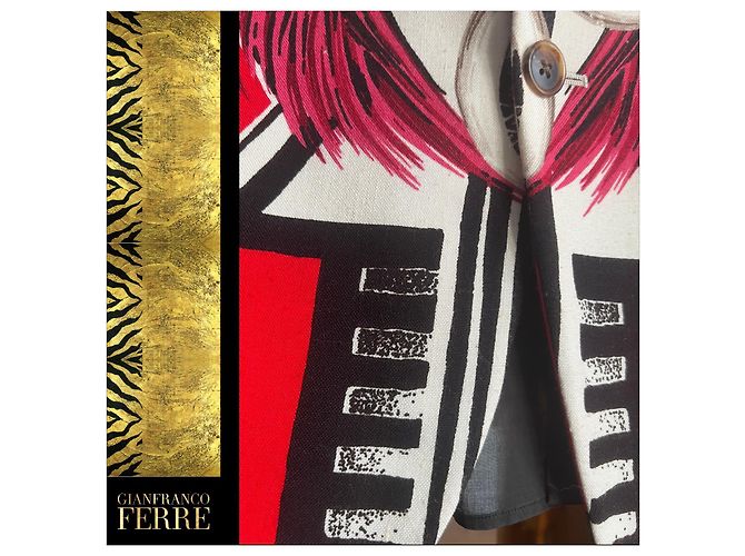 Giacca vintage spettacolare di Gianfranco Ferré Multicolore - vista 11