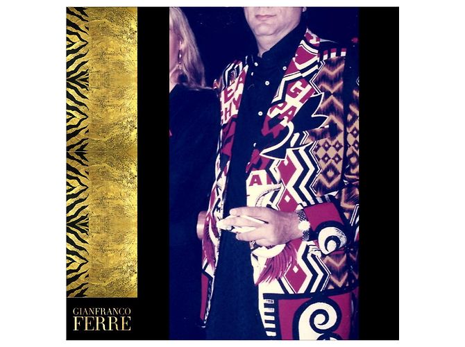 Giacca vintage spettacolare di Gianfranco Ferré Multicolore - vista 13