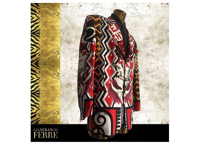 Giacca vintage spettacolare di Gianfranco Ferré Multicolore - vista 3