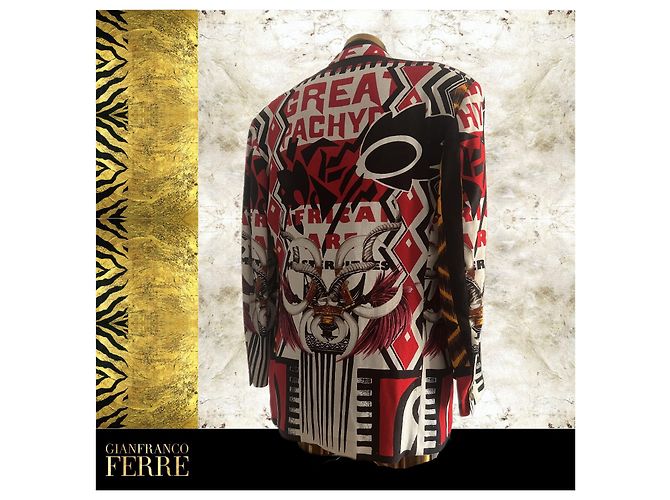 Giacca vintage spettacolare di Gianfranco Ferré Multicolore - vista 4