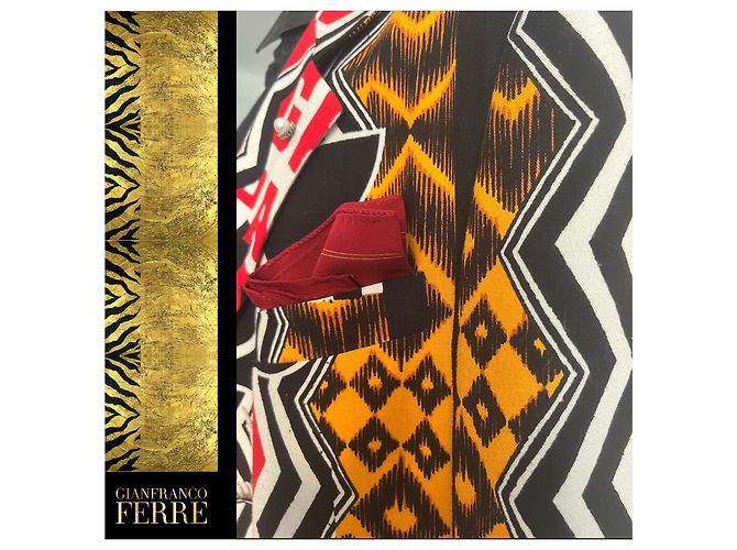 Giacca vintage spettacolare di Gianfranco Ferré Multicolore - vista 8
