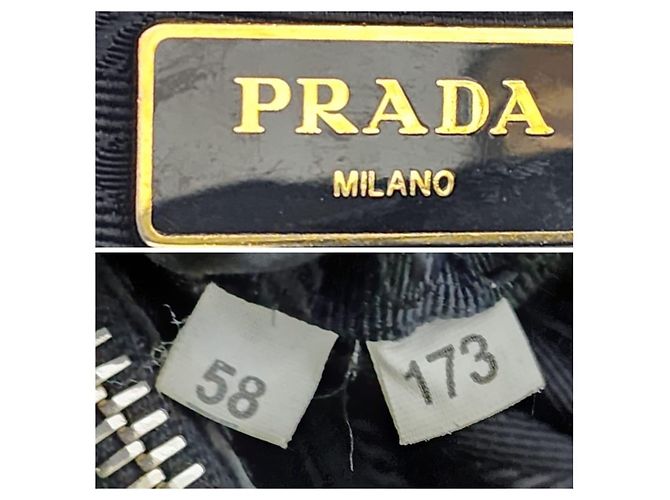 PRADA Borsa Tote Media a Doppia Cerniera in Pelle Saffiano Nera Nero - vista 5