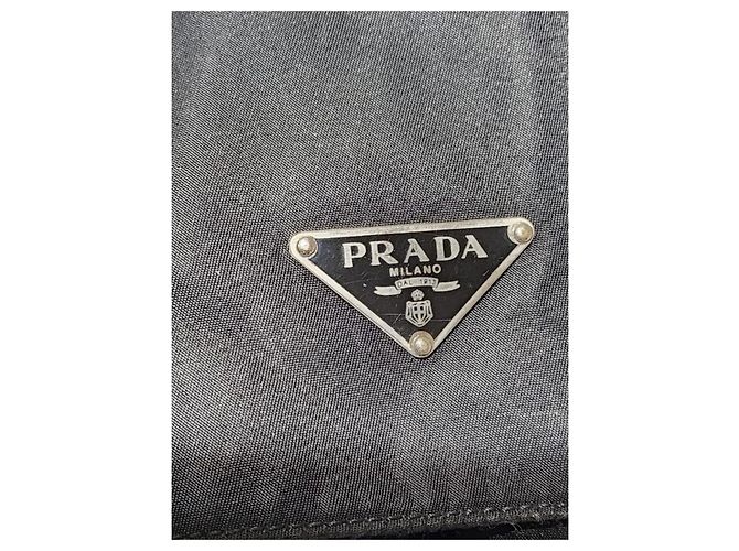 Borsa a tracolla in nylon Tessuto di PRADA nera Nero - vista 11