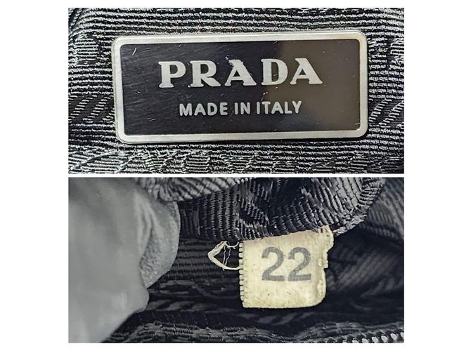 Borsa a tracolla in nylon Tessuto di PRADA nera Nero - vista 6