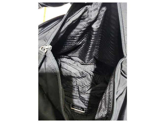 Borsa a tracolla in nylon Tessuto di PRADA nera Nero - vista 8