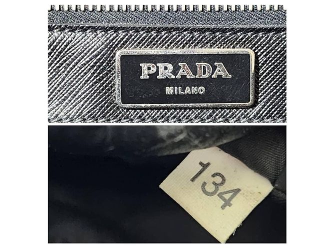Prada Saffiano Leather Top Handle Briefcase Black - view 11