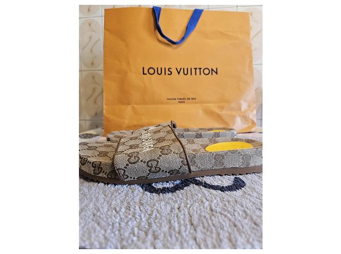 Sandali Gucci x Balenciaga Beige - vista 5