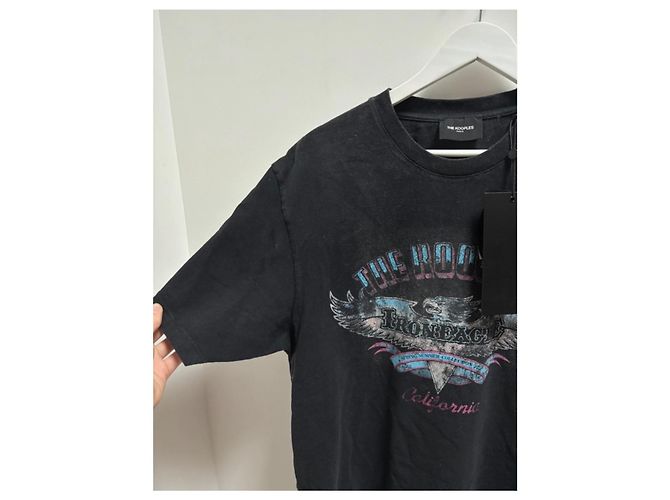T-shirt nero The Kooples - vista 2