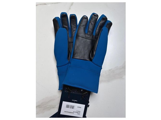 Fusalp Lederhandschuhe blau Schwarz - Ansicht 2