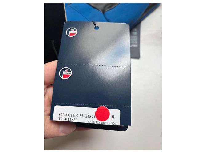 Fusalp Lederhandschuhe blau Schwarz - Ansicht 5