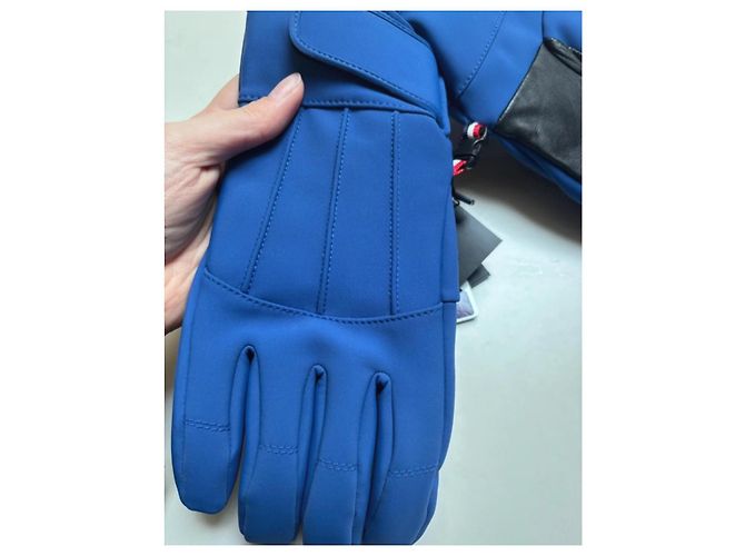 Fusalp Lederhandschuhe blau Schwarz - Ansicht 7