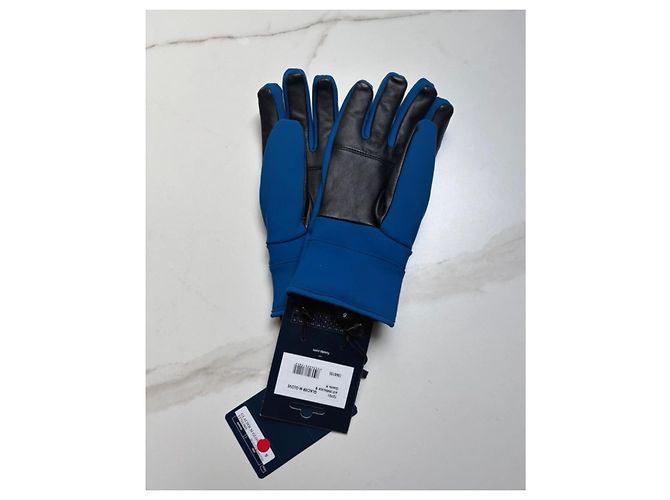Fusalp Lederhandschuhe blau Schwarz - Ansicht 9