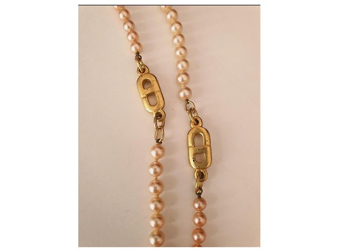 Collana vintage Christian Dior D'oro - vista 3